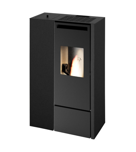 Stufa pellet slim ermetica - a,