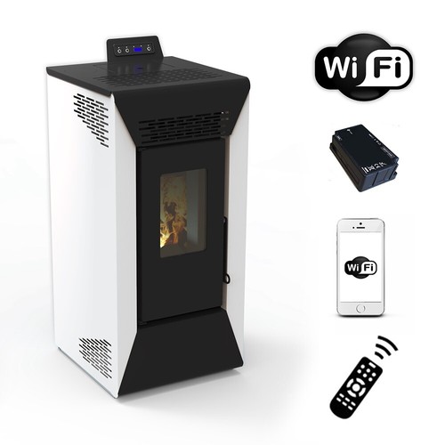 Stufa pellet wifi courmayeur - pellet,