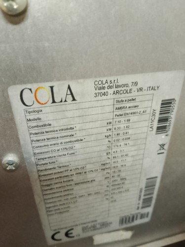 Cola ambra acciaio - stufa, a